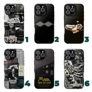 Arctic Monkeys Phone Case Aesthetic  AM, Favourite Worst Nightmare, Tranquility Base Hotel & Casino, 505 Indie Rock Case fit iPhone 17 pro max to SE, Galaxy