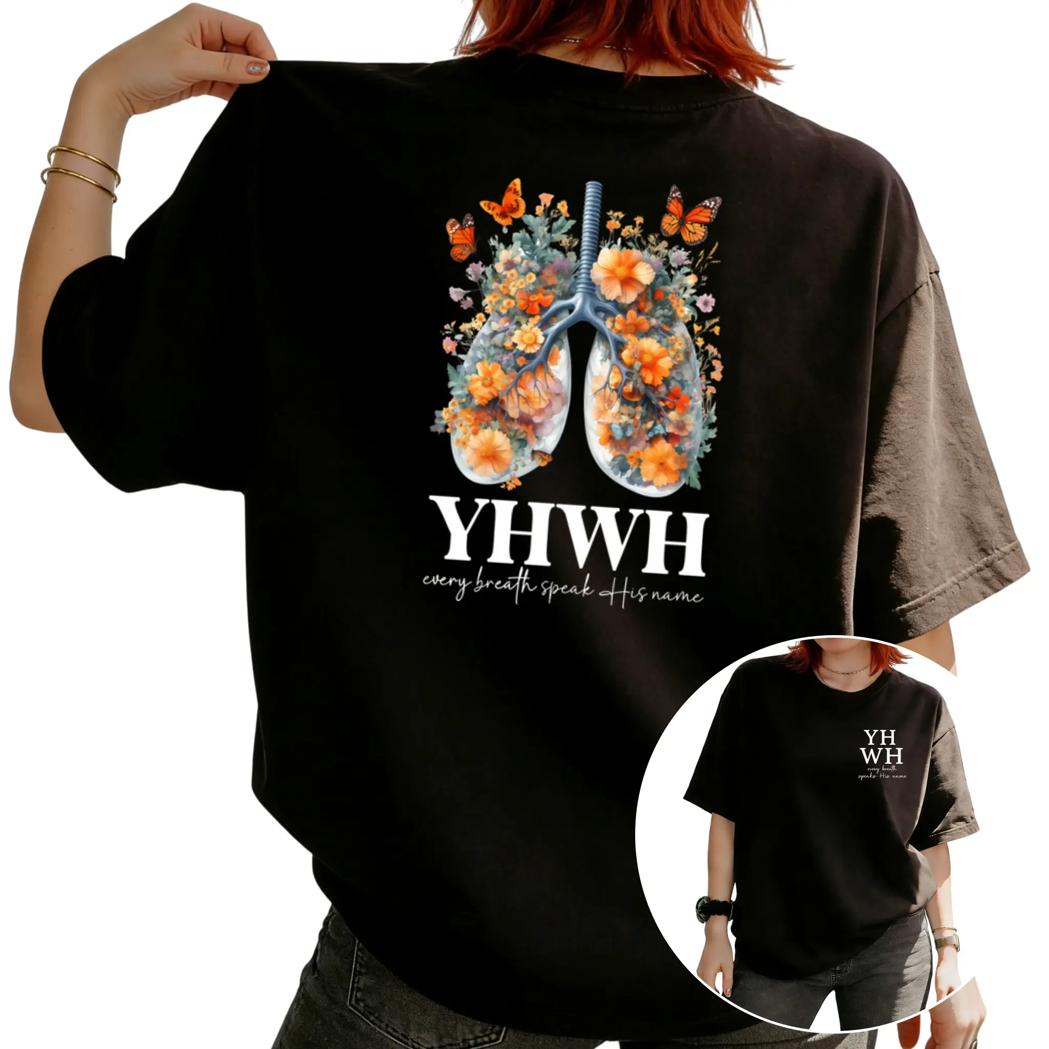 Streetwear Religious Print Tshirt for Unisex Adults, Classic Fit Round Neck Design with Short Sleeves for All Seasons Sportswear