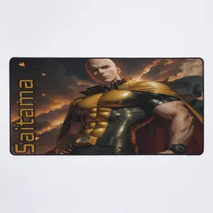 One Punch Man Saitama With Realistic Look Mouse Pad | Anime Mouse Pad Store