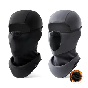 Winter Outdoor Thickened Warm Face Mask, Head Cover and Ear Muffs Three-in-One with Extra Fleece for Enhanced Insulation. The Balaclava Style Scarf integrates a face mask to protect the ears while providing extra warmth from cold weather through