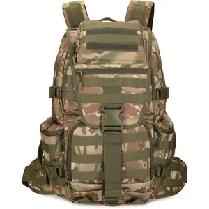 50L  Tactical Backpack Hiking Waterproof Backpack Large Military Pack 3 Day Assault Pack Molle Bag Rucksack