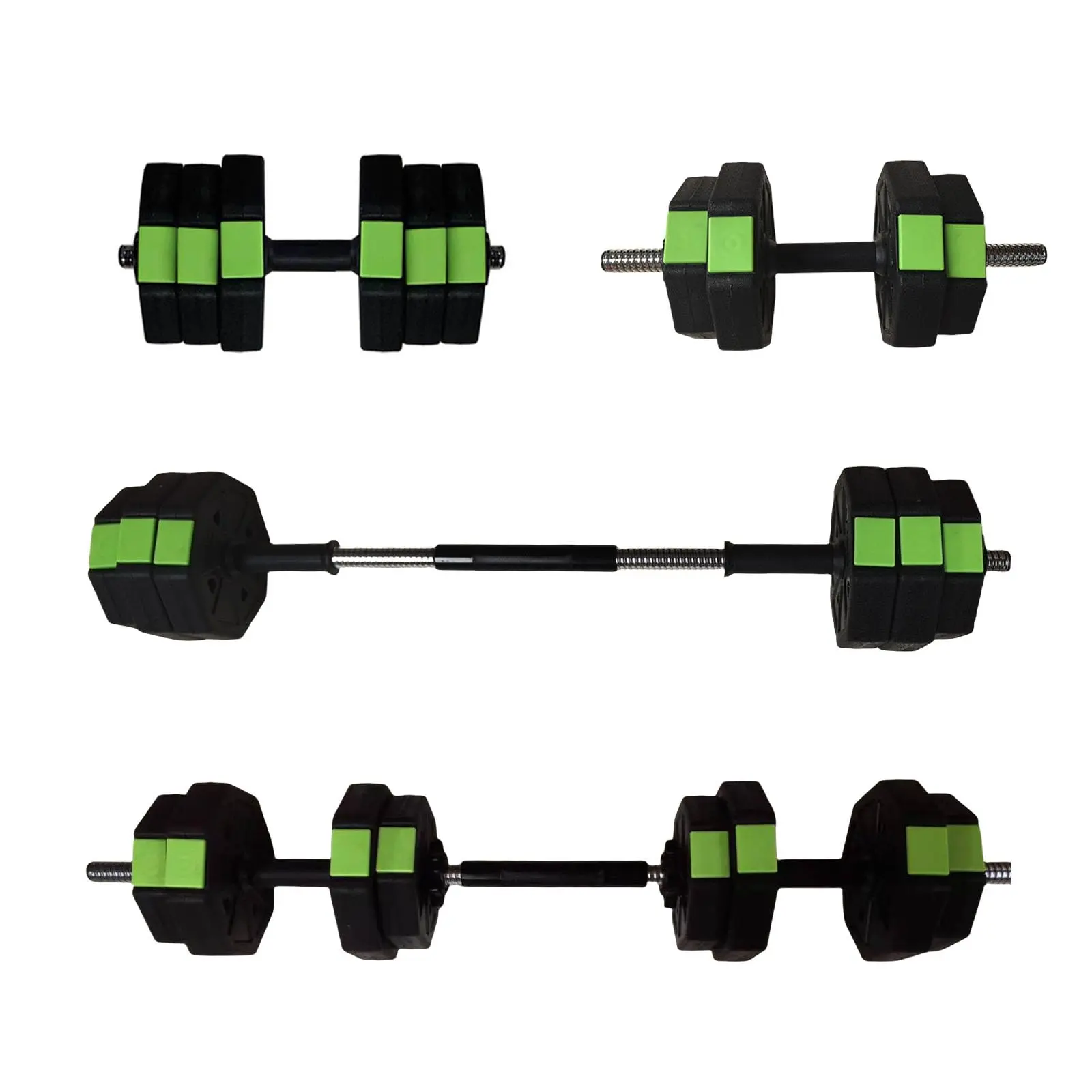 Adjustable Dumbbell Set, Adjustable Weights 30 LBS Free Weight Set for Home Gym