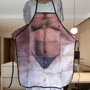 Funny Role-Playing Apron, Cool Prop for Daily Humor, Outdoor Activities, Parties, Christmas, Halloween & Carnival Costumes, Novelty Cooking Aprons