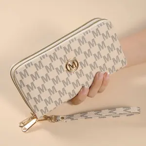 Women's Fashion Elegant Clutch, Elegant Stylish Purse, Classic High-End Buckle Long Wallet for Daily Use, Holiday Gift