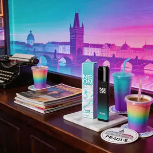 Twin-Cap Mint Inhaler Essential Oils Late-Night Study, Long Drives, Meetings Discreet & Reusable (Not a Vape)