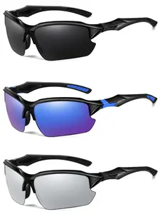 Outdoor Sports Polarized Sunglasses, 3 Counts Windproof Sunglasses, Universal Sports Eyewear for Cycling, Running, Hiking, Driving, Fishing, Baseball, Golf