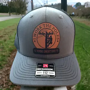 I Work The Poles So Momma Doesn't Have To Patch Hat