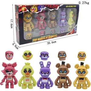 new 5 new products: face-changeable toy bear figurines, handmade dolls, game models, table decorations, and toys