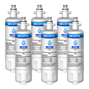 6Pcs Clean Refrigerator Water Filter  for IG LT700P,Kenm0re 9690,469690, ADQ36006102,HDX FML-3,LFX28968ST LFXS29626S LFXS30766S LFX31925ST LFX31945ST