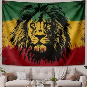room training Rasta lion head Retro Design For home living room use