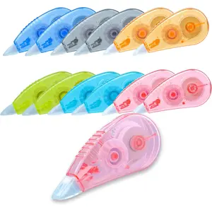 12 Pack 13.13 Feet Correction Tape Easy To Use Applicator for Instant Corrections for School And Office