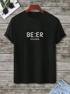 Men Letter Graphic Tee