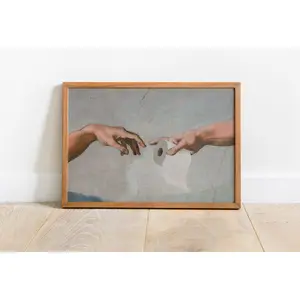 Funny Bathroom Art, Eclectic extra large wall art, Maximalist decor vintage print, Prank funny bathroom signs