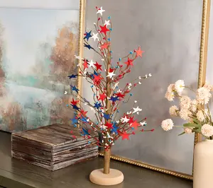 24" Patriotic Star Tree by Valerie