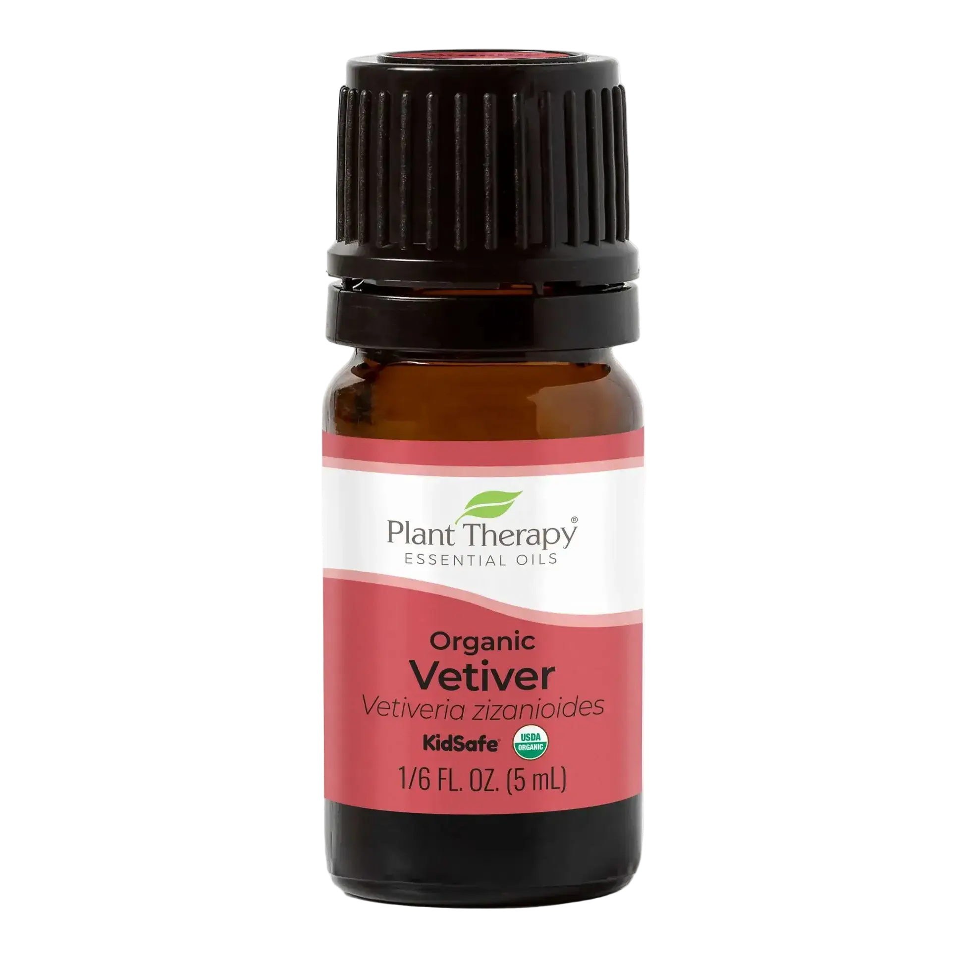Plant Therapy Organic Vetiver Zizanioides Pure Essential Oil Bottle - 5ml Woody, Earthy, Skin-Friendly Oil for Aromatherapy, Stress Relief, Meditation, Yoga (Soothing, Anti-Acne, Sleep Aid)