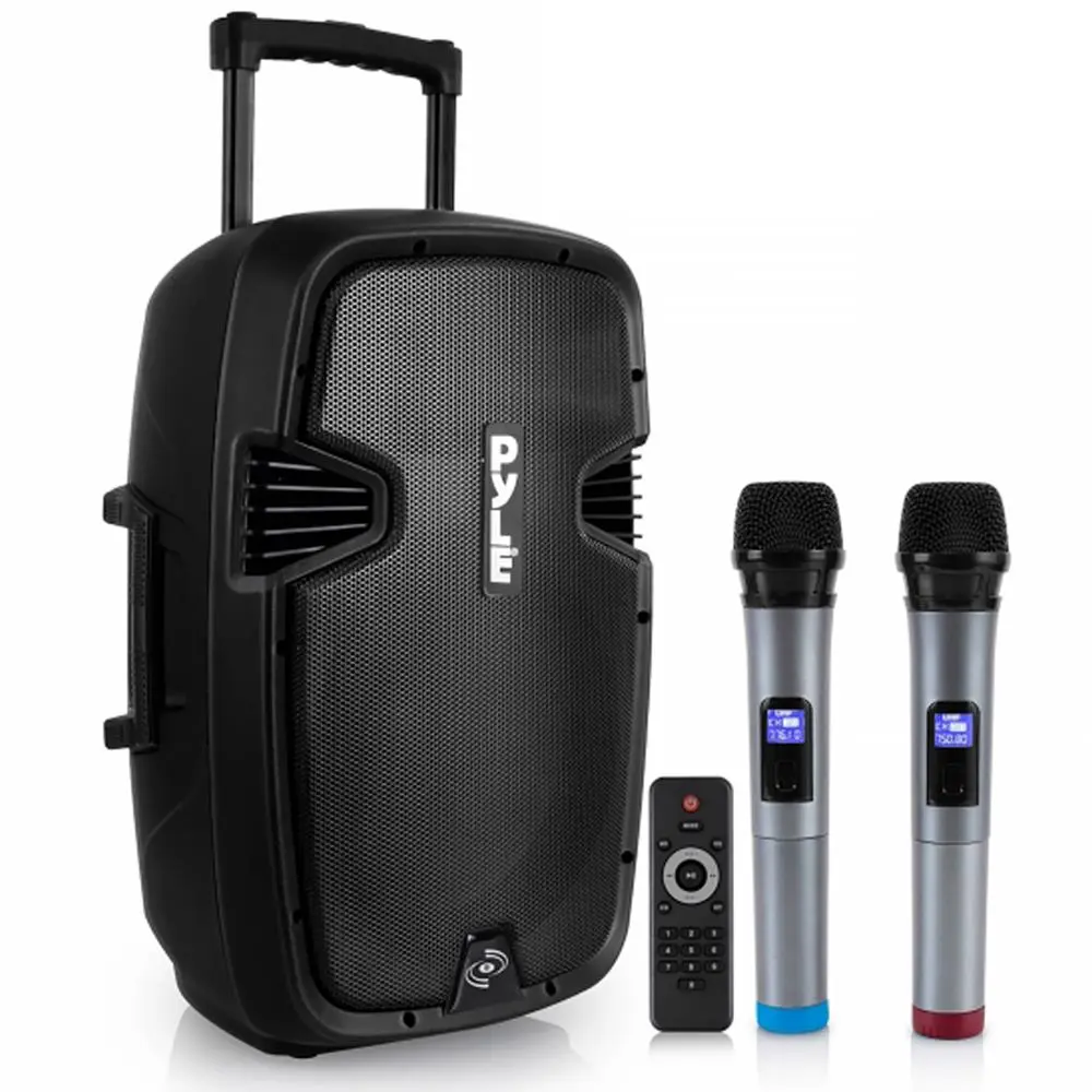 Wireless Portable PA Speaker 1000W Bluetooth 12" Subwoofer Dual System