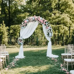 Wedding Arch Stand, Star Moon Background Frame, Floral Decoration, Beach Wedding Decor, Birthday Party Graduation Ceremony
