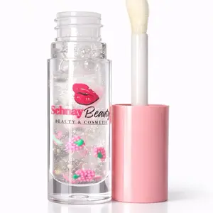 Schnay Beauty Vanilla Glow Clear High-Shine Lip Gloss Hydrating Non-Sticky Lip Gloss for Soft Lips