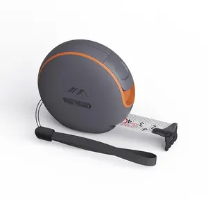 Household Tool Essential 12 Ft. Tape Measure 3.5 m Metric Imperial Wear  Resistant Nylon-Coating Impact-Resistant Retraction Speed Control  Lock True Zero Belt Clip Wrist Strap