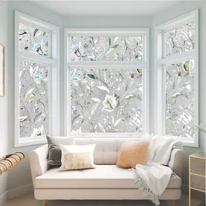 Window Privacy Film, Vinyl Glass Sticker, Colorful Frosted Decorative Film, Static Adhesive Window Tape, No Glue Needed, 45cm X 200cm & 45cm X 300cm