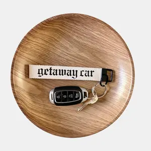 Getaway Car Keychain Wristlet, ivory band wristlet, funny keychain wristlet, trending wristlet, keychains