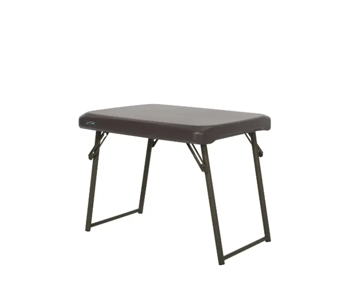 Lifetime 24 inch Compact Rectangle Folding Table, Indoor/Outdoor Light Commercial Grade, Brown (280488)