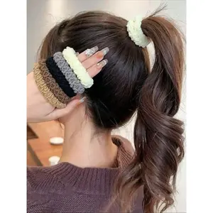 High-elastic mixed hair band set durable ladies rubber ribbon ideal for hair sleeves and everyday use