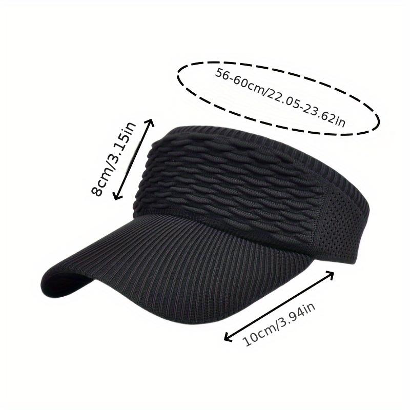 Spring/Summer Outdoor Sports Visor Cap Women's Open-Top Sun Hat for Students Sunshade UV Protection Ideal for School Outings and Sports Events
