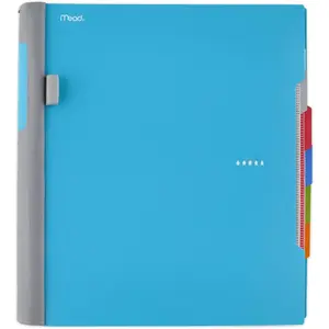 Advance Spiral Notebook, 5 Subject, College Ruled Paper, 200 Sheets, 11 x 8-1/2 inches, Teal (73152)