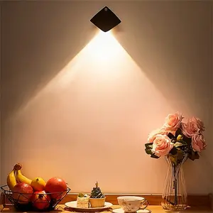 New LED Mermaid Body Motion Sensor Lamp, Rechargeable Home Decor Wall Light, Bedroom Corridor Stair Living Room Nightlight, LED Ambient Lighting