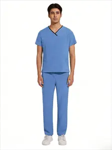 2Pcs Set Premium Nursing Uniforms for Professionals: Comfortable, Durable, and Stylish Scrubs Designed for Long Shifts and Busy Workdays Jogging Suit