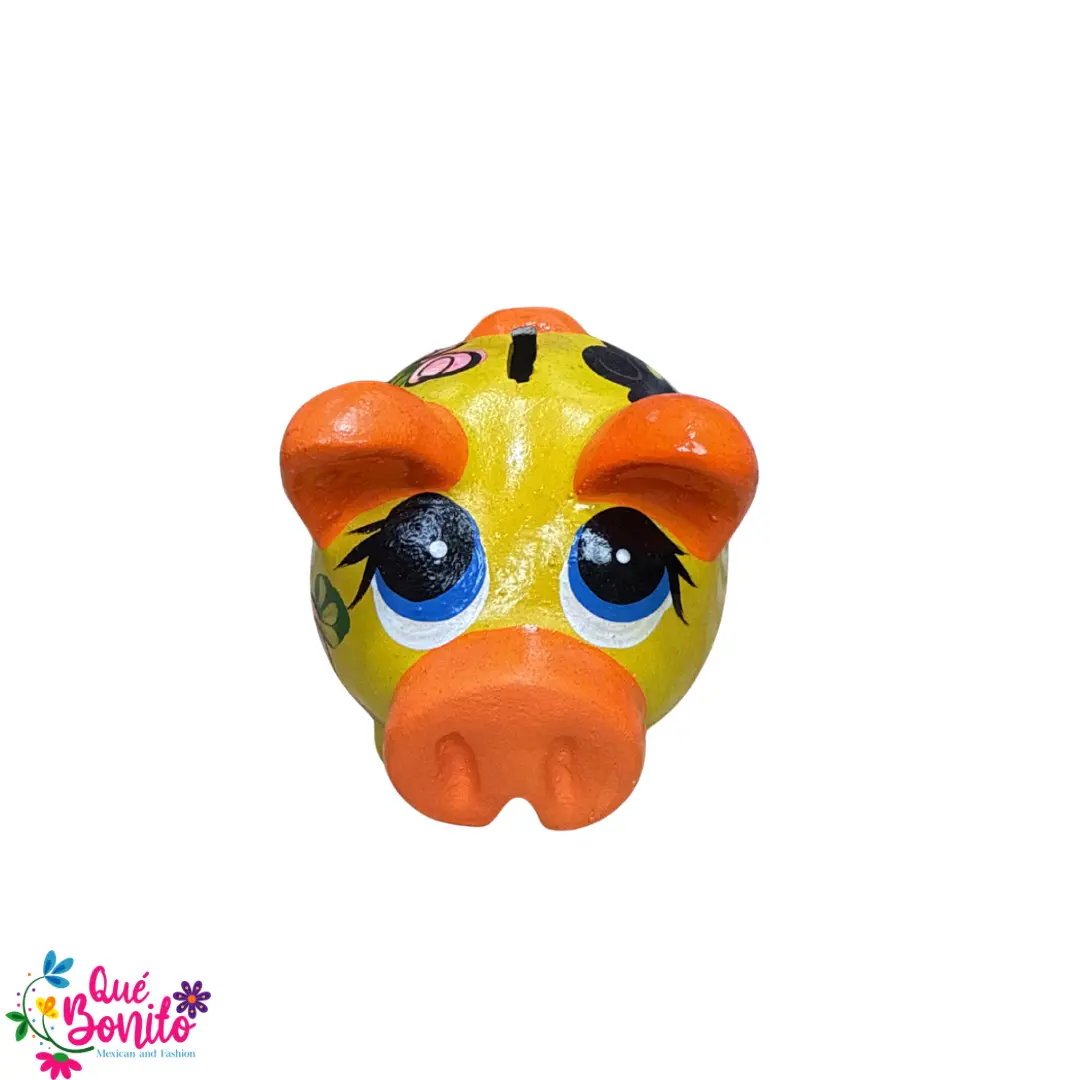 My First Piggy Bank Ceramic Hand Crafted 3.5”