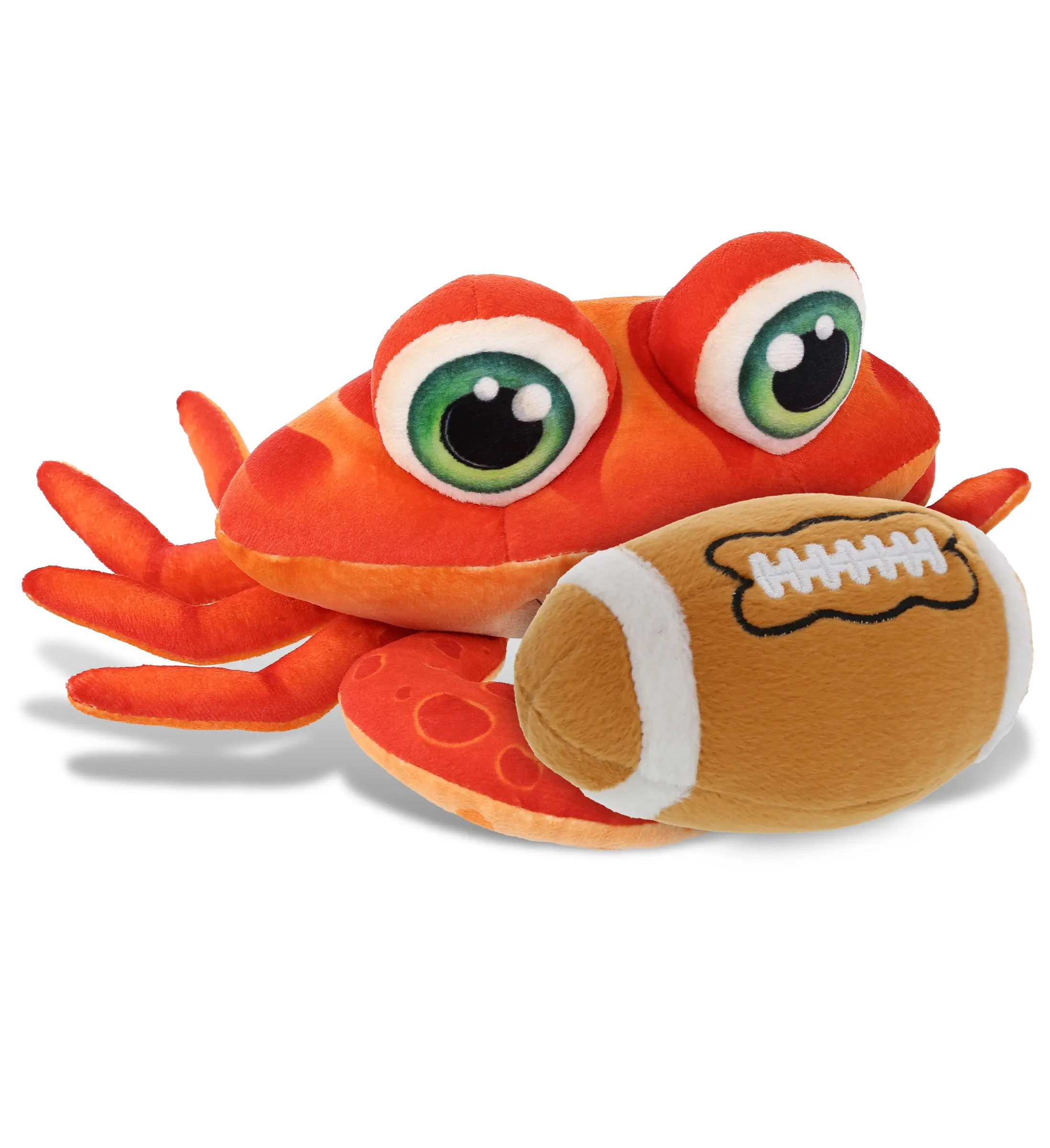 PLUSH BUDDIES - RED CRAB WITH FOOTBALL PLUSH