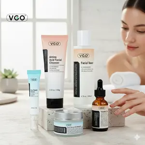 VGO Skincare Five-step Routine Daily care Repair Moisturizing Improving skin condition -A