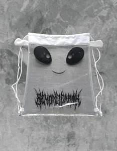 Alien Friend Drawstring Bag