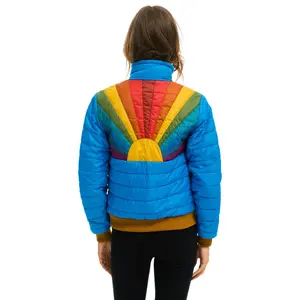SUNBURST JACKET - BLUE CINA