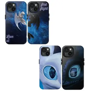 How To Train Your Dragon Couple Version Collection Tough Phone Case, USA Original Perfect Dad Gift For iPhone X 11 12 13 14 15 16