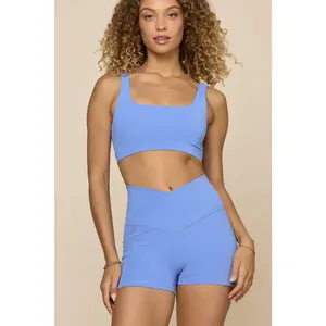 Crisscross Hourglass® Booty Short - Nordic Blue