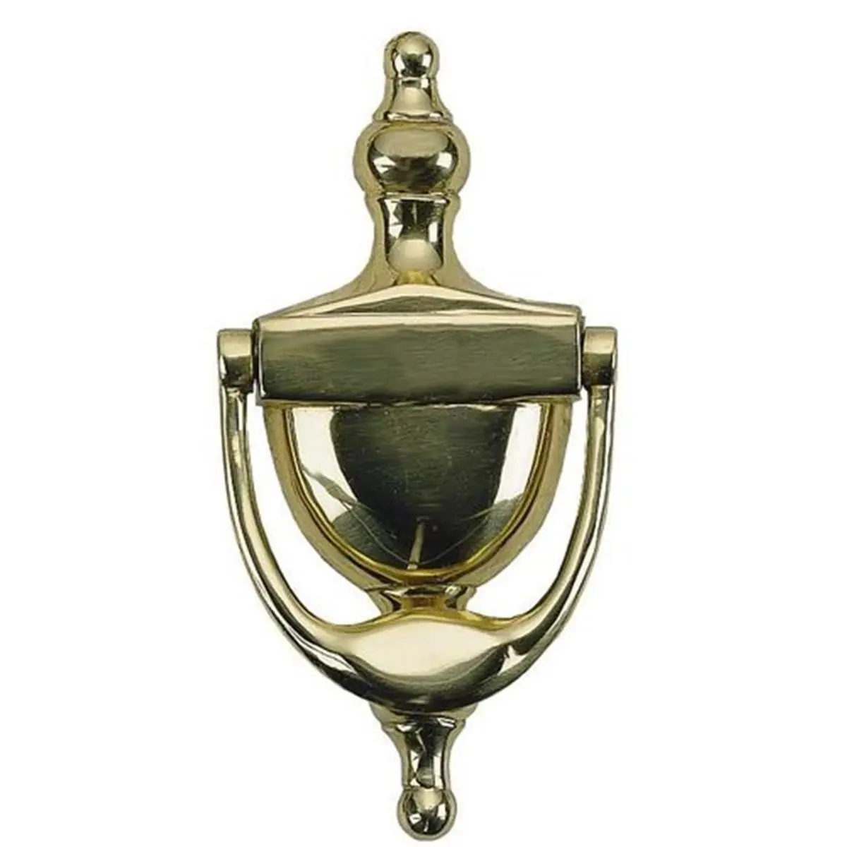 Brass Accents Georgian-Style Rope-Trimmed Door Knocker, 8 in. Antique Finish, 4-1/4" Width, 4-3/4" Center, for Home Improvement Doors