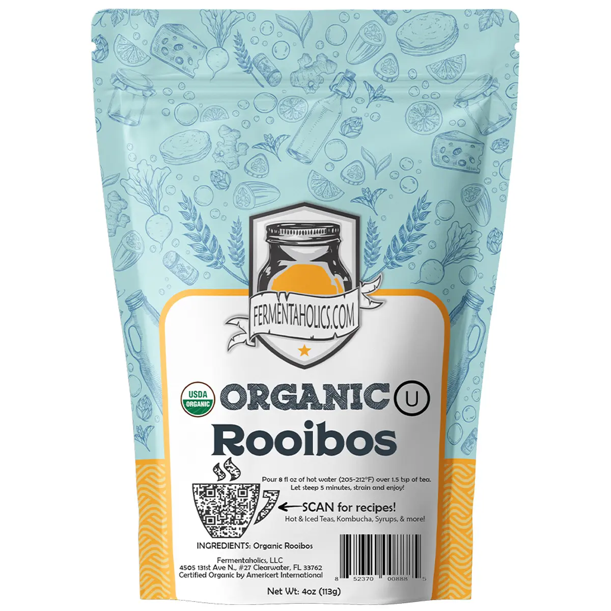 Organic Loose Leaf Rooibos – 4 oz Organic Loose Leaf Rooibos – 4 oz