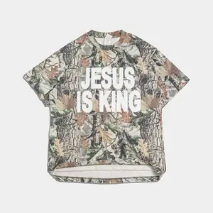 JESUS IS KING Camo Heavy Tee JESUS IS KING Camo Heavy Tee