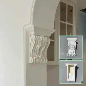 PU Beam Support Column Replica Gypsum Material, Polyurethane Foam Lightweight Building Decorative Item, Home Renovation Construction Supplies