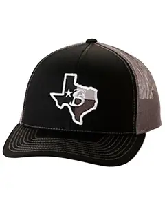 Stackin Bills Men's Texas Patch Mesh Back Baseball Cap - Bkchwmwtxs