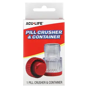 Ezy Dose Pill Crusher & Container, 2 Count