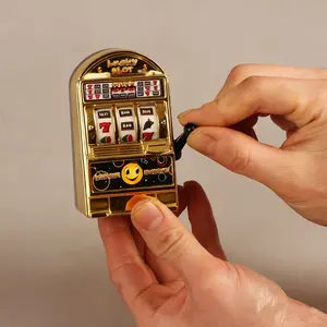 Essential for Any Gathering! One-Armed Bandit Drinking Game Device - Pull The Lever for Thrilling Penalty Challenges