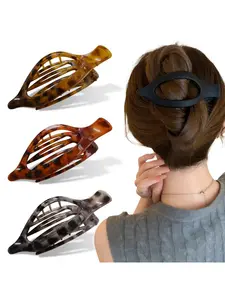 Cross-border large updo, duckbill clip, hairpin, new back of the head, abalone clip, ball head grab clip, flat clip, hairpin set of 3 pieces