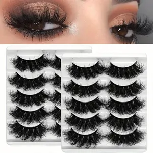 10Pairs/2Pack Eyelashes False Eyelashes Long Lasting Fluffy Fake Lashes Dramatic Volume lashes Extension Thick Long Volumized False Eyelashes