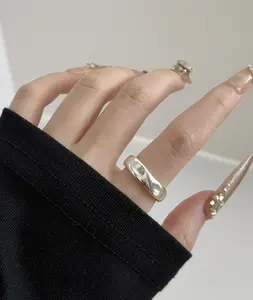 Adjustable Open Ring｜Mirror Polish ｜Everyday Minimalist Band