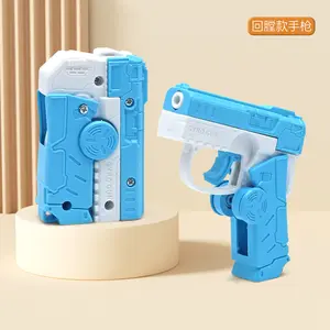 Kids Christmas Gift Fidget Spinner Convertible to Fidget Gun with Simulated Mechanical Sound Fun ADHD Toy for Kids and Youth 3x2x1inch Durable Gyro Toy Ideal Gift Stress Relief Model