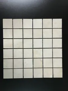 Crema Marfil Marble 2x2 Honed Mosaic Tile